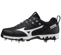 Mizuno, 9-Spike Swift 7 Low Donna Metallo Softball Tacchetto, Nero/Bianco, 40.5 EU