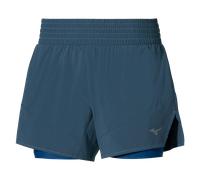 Mizuno Active 2in1 4.5 Inches Short Larkspur Donna TagliaS
