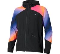 MIZUNO Active Alpha Hodded Jacket + - Uomo - Nero / Multicolore - Taglia S- modello 2025