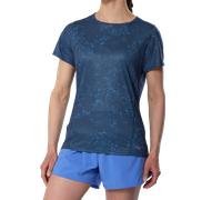Mizuno Active DryAeroFlow Graphic Short Sleeve Tee Estate Blu Donna TagliaL