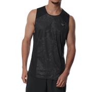 Mizuno Active DryAeroFlow Graphic Tank Top Nero / Gray Uomo TagliaS