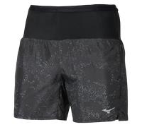 Mizuno Active Graphic Multi Pocket 7 Inches Short Nero / Gray Uomo TagliaXXL