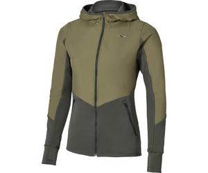 MIZUNO Active Hybrd F/zip Hood Jacket W - Donna - Verde / Grigio - Taglia M- modello 2026
