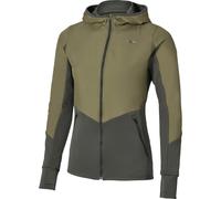 MIZUNO Active Hybrd F/zip Hood Jacket W - Donna - Verde / Grigio - Taglia XS- modello 2026