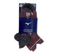 Mizuno Active Training Mid 2P Calze, tè Rosa/Grigio, S Unisex-Adulto
