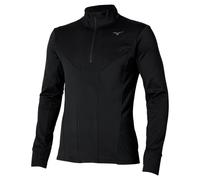 Mizuno Active Warmalite Half Zip Camicia Da Corsa Uomini-Nero