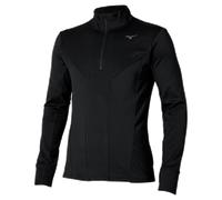 Mizuno Active Warmalite Half Zip Camicia Da Corsa Uomini-Nero