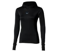 Mizuno Active Warmalite Hooded Long Sleeve Top Scarpe da corsa Nero Donna TagliaL