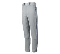 Mizuno Adult Men's Premier Piped Baseball Pant, White-Royal, Large