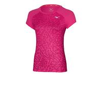Mizuno Aero SS - Maglietta da Donna, Donna, T-Shirt, J2GA1707, Rosso Rosato, XS