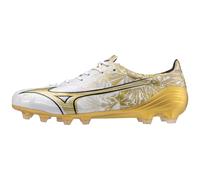 MIZUNO ALPHA JAPAN FG Scarpe da calcio Bianco/GE Oro/Nero Donna/Uomo Taglia47
