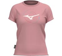 Mizuno Athletic RB T-shirt ROSE ELEGANCE (BLUSH) Donna TagliaM