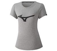 Mizuno Athletic RUNBIRD Tee WOS T: M - Color: Greymelange