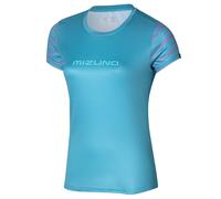 Mizuno Athletics Graphic Tee Maui Blu Donna TagliaL