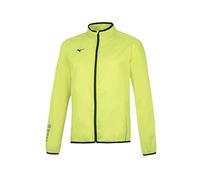 Mizuno Authentic Rain Jacket Giacca da uomo, Uomo, giacca, U2EE710109, Nero/Giallo fluo, S