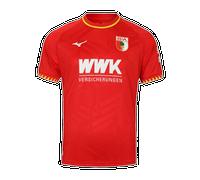 Mizuno Away Jersey FC Augsburg Men 25/26 Scarpe da calcio Augsburg Rosso Uomo TagliaXL