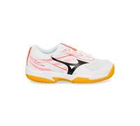 Mizuno Break Shot 5 Junior CC, Scarpe da Tennis Bambini e Ragazzi Unisex (White/Calypso Coral/Citrus, Sistema Taglie Calzature EU, Adolescente, Numero, Media, 39)