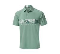 Mizuno Cali Stripe Polo Canton Verde Uomo TagliaS