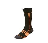 Mizuno Calze Breath Thermo Mid Nero/Arancio 41-43 Nero