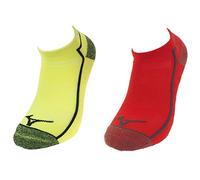 Mizuno Calzini da allenamento attivi (confezione da 2), Rosso, L