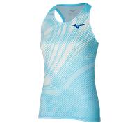 Mizuno Charge Printed Tank Blu Glow Donna TagliaXL