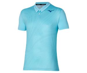Mizuno Charge Shadow Polo Blu Glow Uomo TagliaS
