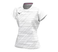 Mizuno Chiba Maglietta Donna-Bianco in bianco, Taglia: S