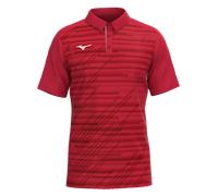 Mizuno Team Chiba Polo Uomini-rosso in rosso, Taglia: S