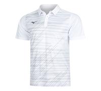 Mizuno Chiba Polo Uomini-Bianco in bianco, Taglia: XL