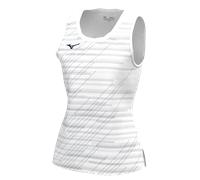 Mizuno Chiba Sleeveless Shirt Women Scarpe da allenamento Bianco Donna TagliaS