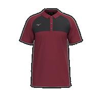 Mizuno Contrast Polo Burgundy Uomo TagliaL