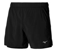 Mizuno Core 5.5 2in1 Short Nero Uomo TagliaXXL