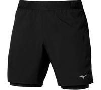 MIZUNO Core 5.5 Inches 2in1 Short - Uomo - Nero - Taglia XL- modello 2026