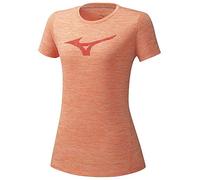 Mizuno Core Graphic RB Maglietta da Donna, Donna, T-Shirt, J2GA0734, Corallo (Fusion Coral), S