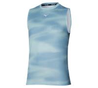 Mizuno CORE GRAPHIC SLEEVELESS Cloud blue Uomo TagliaXL