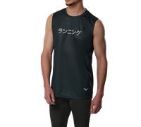 Mizuno Core Graphic Sleeveless Nero Uomo TagliaL