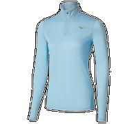 Mizuno Core Impulse Half Zip Camicia da corsa Donna - blu chiaro