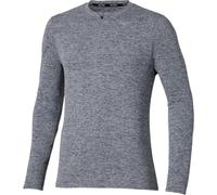MIZUNO Core Impulse Half Zip Ls Tee - Uomo - Grigio - Taglia L- modello 2025
