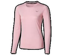 Mizuno Core Impulse Long Sleeve T-shirt Rosa L Donna