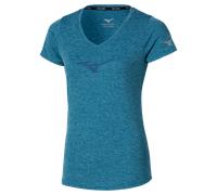 Mizuno Core Runbird Short Sleeve Tee Larkspur Donna TagliaS