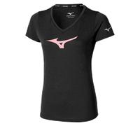Mizuno Core Runbird Tee Nero / Mauve Donna TagliaXL
