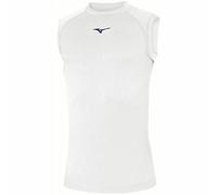 Canottiera sportiva aderente Mizuno Team Core Blanc S