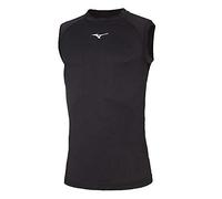 Mizuno Core Sleeveless Underwear Canottiera Uomo, Uomo, Maglietta Senza Maniche, 32EA7046, Nero/Bianco, M