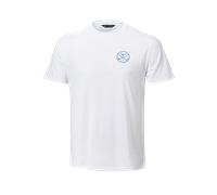Mizuno Crossed Clubs Cotton Short Sleeve Tee Shirt Optic Bianco Uomo TagliaS