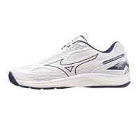 Mizuno Cyclone Speed 4, Scarpe da pallavolo Unisex-Adulto, White Blueribbon MP Gold, 47 EU