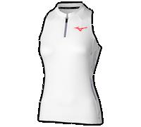 Mizuno Daybreakers Printed Tank Bianco / Icelandic Blu Donna TagliaS