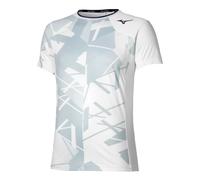 Mizuno Daybreakers Shadow Graphic Maglietta Uomini-Bianco,Grigio in bianco, Taglia: XXL