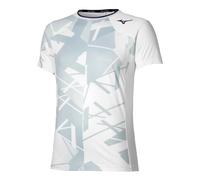 Mizuno Daybreakers Shadow Graphic Maglietta Uomini-Bianco,Grigio in bianco, Taglia: S
