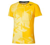 Mizuno Daybreakers Shadow Graphic Maglietta Uomini-giallo in giallo, Taglia: XL