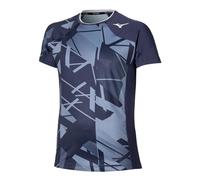 Mizuno Daybreakers Shadow Graphic Maglietta Uomini in grigio scuro, Taglia: XL